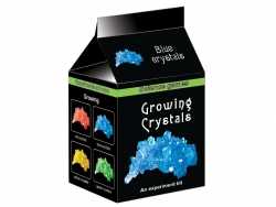 Growing blue crystals Growing blue crystals