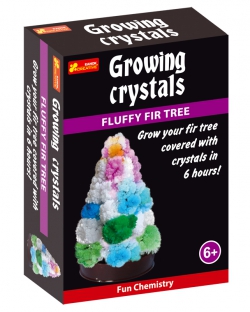 Fir tree with crystals. Colour Fir tree with crystals. Colour