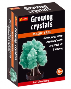 Tree with crystals. Green Tree with crystals. Green