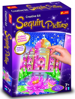 Sequin picture. Taj Mahal Sequin picture. Taj Mahal