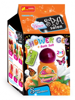 Shower Gel & Bath Salt. Sweet Mandarin Shower Gel & Bath Salt. Sweet Mandarin