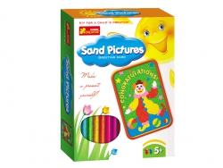 Sand Picture Clown Sand Picture Clown