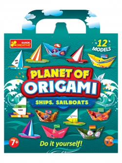 Planet of origami. Ships. Sailboats Planet of origami. Ships. Sailboats