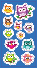 Stickers. Owls Stickers. Owls
