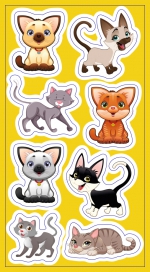 Stickers. Cats Stickers. Cats