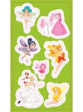 Stickers.  Fairies, Princesses