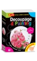 Decoupage. In blossom. Plate