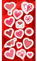 Stickers.   Hearts