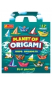 Planet of origami. Ships. Sailboats